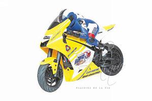 RC Motorcycle - Graupner, WP MRX5 STREET BIKE "RACE VERSION" MOTOR